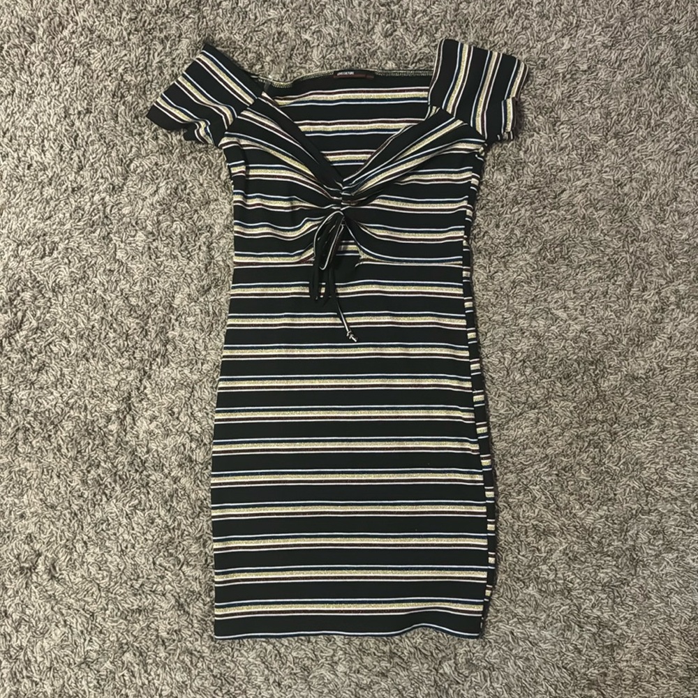 Off the shoulder midi dress